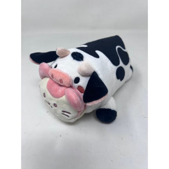 Anirollz Plush Lot of 3 Icee Kitty Cow Cat Burito Puppy Dog 6" Kawaii Coosy - Picture 2 of 8